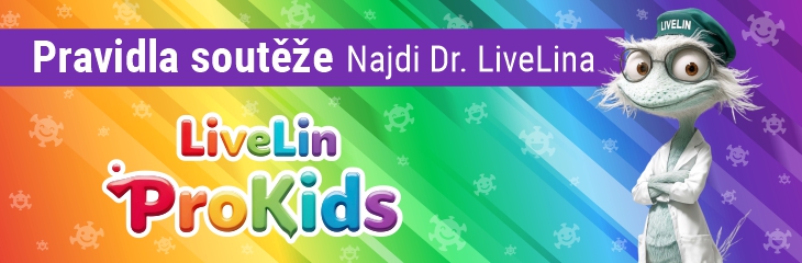 pravidla soutěže najdi dr. livelina horní banner